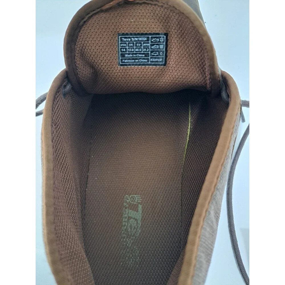 Teva Chukka Boots Cedar Canyon Men's Size 14 Brown Suede Lace Up 1003524 Leather